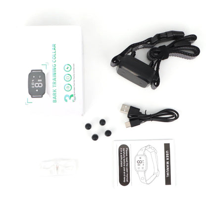 Smart Anti-Bark Dog Collar HD Display Waterproof